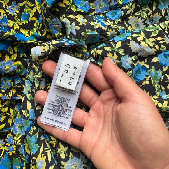 Victoria Beckham Silk Floral Maxi Dress - Picture 6 of 8